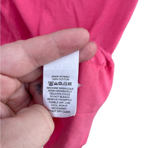 KATE SPADE NEW YORK Pink Ruffle Sleeve Short Sleeve Top - Picture 5 of 5